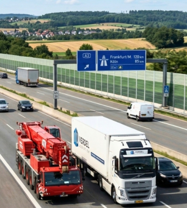 Internationaal transport naar Duitsland met Verdel Logistiek